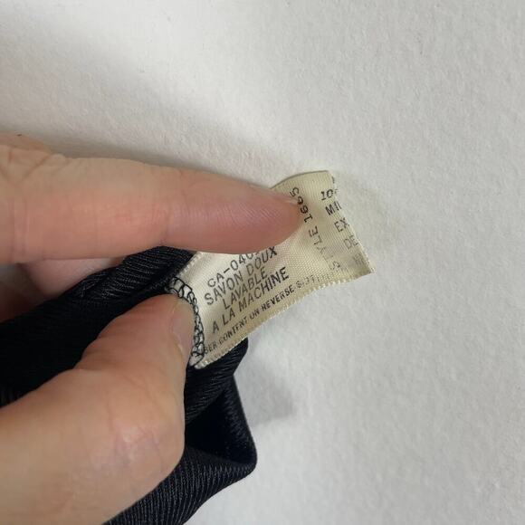 Ralph Montenero for Blanche Black Lace Slip Gown Size MEDIUM Vintage 1960’s - Picture 7 of 8